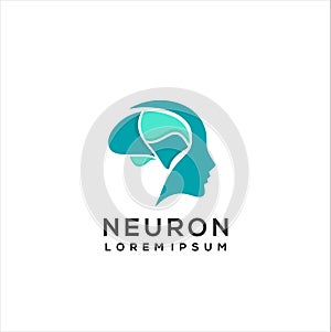 Brain logo / Neuron Nerve or Seaweed logo design inspiration