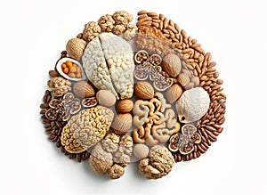 brain made of nuts