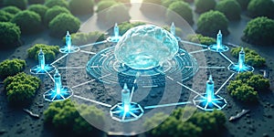 Brain Network Integration in Nature