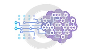 Brain Neural Network Connection Vector, vector design Generative AI