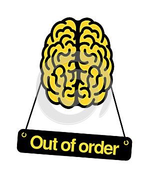 Brain is out of order. photo