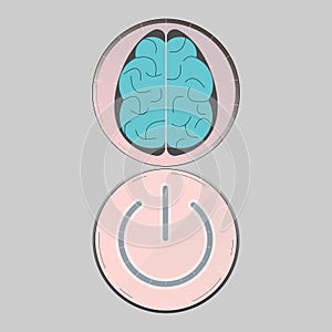Brain Power Button