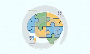 Brain Puzzle Concept