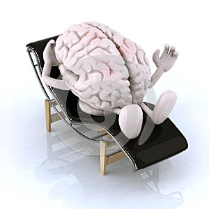 Brain that rests on a chaise longue
