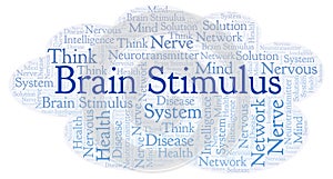 Brain Stimulus word cloud.