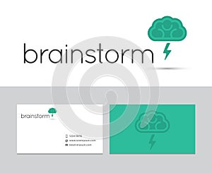 Brain storm logo