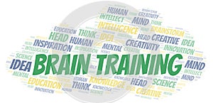 Brain Training word cloud