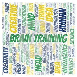 Brain Training word cloud