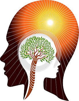 Brain tree logo