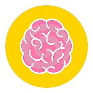 Brain vector cartoon