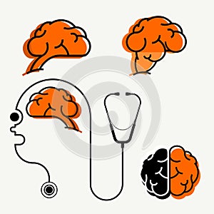 Brain Vector Illustration