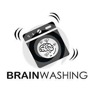 Brain washing logo design