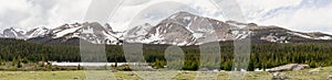 Brainard Lake and Indian Peaks near Nederland, Colorado photo