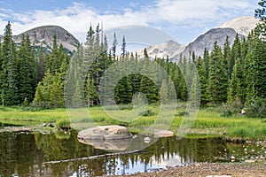 Brainard Lake in Ward Colorado photo