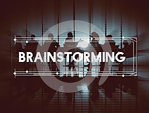 Brainstorm Brainstorming Creative Thinking Strategy Concept