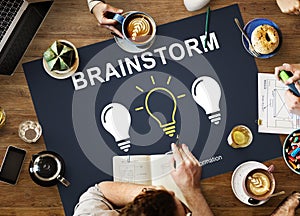 Brainstorm Creative Ideas Discussion Thinking Concept