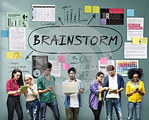 Brainstorm Inspiration Ideas Analysis Concept