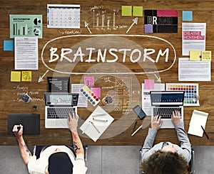 Brainstorm Inspiration Ideas Analysis Concept