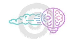 Brainstorming Idea, Creative Thinking and Innovation, vector design Generative AI