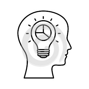 Brainstorming  Line Style vector icon which can easily modify or edit