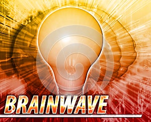 Brainwave Abstract concept digital illustration photo