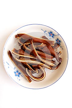 Braised pig's ear photo