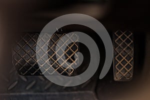 Brake and accelerator pedal