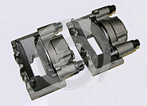 Brake calipers with brake pads