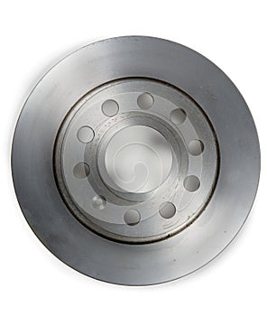 Brake disc isolated on white background