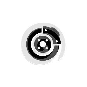 Brake discs vector icon
