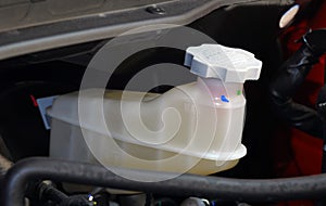 Brake fluid bottle