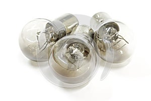 Brake light bulb on white background, Vehicle Lamp, isolated