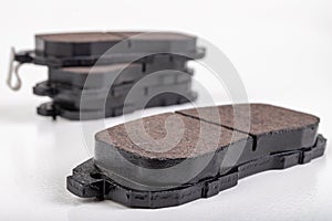 Brake pad for a passenger car. New spare parts for car repairs