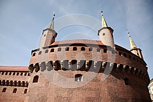 Brama Florianska, gate of the medieval Krakow photo