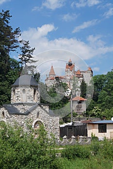 Bran Castle, also know as Dracula`s Castle, Brasov, Transylvania, Romania