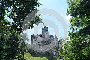 Bran Castle, also know as Dracula`s Castle, Brasov, Transylvania, Romania