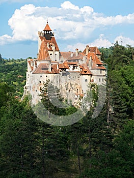 Bran castle, also known as Dracula`s castle, Romania