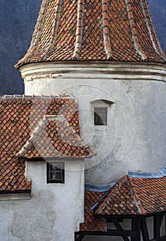 Bran Castle Architecture, Transylvania, Romania