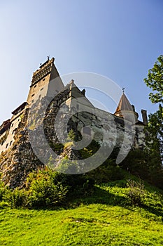 Bran Castle Castelul Bran. Legendary historical castle of Dracula in Transylvania, Brasov region, Romania