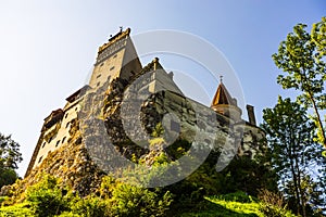 Bran Castle Castelul Bran. Legendary historical castle of Dracula in Transylvania, Brasov region, Romania