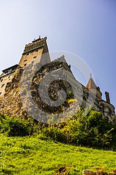 Bran Castle Castelul Bran. Legendary historical castle of Dracula in Transylvania, Brasov region, Romania
