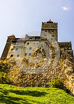 Bran Castle Castelul Bran. Legendary historical castle of Dracula in Transylvania, Brasov region, Romania