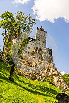 Bran Castle Castelul Bran. Legendary historical castle of Dracula in Transylvania, Brasov region, Romania