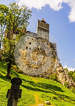 Bran Castle Castelul Bran. Legendary historical castle of Dracula in Transylvania, Brasov region, Romania