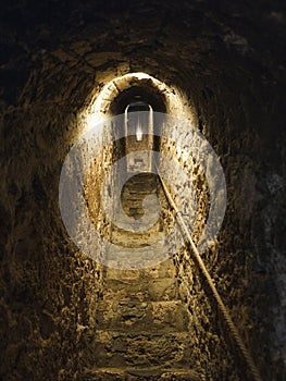 Bran Castle hidden wall passage