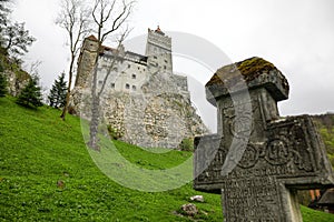 The Bran Castle, known also as Draculaâ€™s Castle in Transylvania, Romania