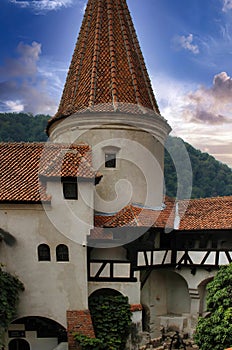 Bran Castle, known as Dracula\'s Castle, is the most famous and visited fortress in Transylvania (Romania)