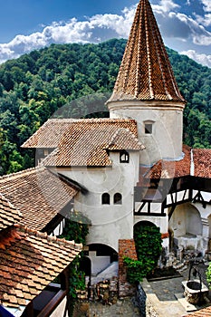Bran Castle, known as Dracula\'s Castle, is the most famous and visited fortress in Transylvania (Romania)