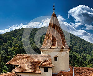 Bran Castle, known as Dracula\'s Castle, is the most famous and visited fortress in Transylvania (Romania)