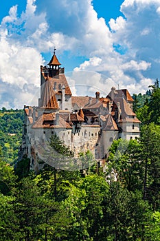 Bran Castle near Brasov, known as Dracula\'s Castle in Transylvania, Romania